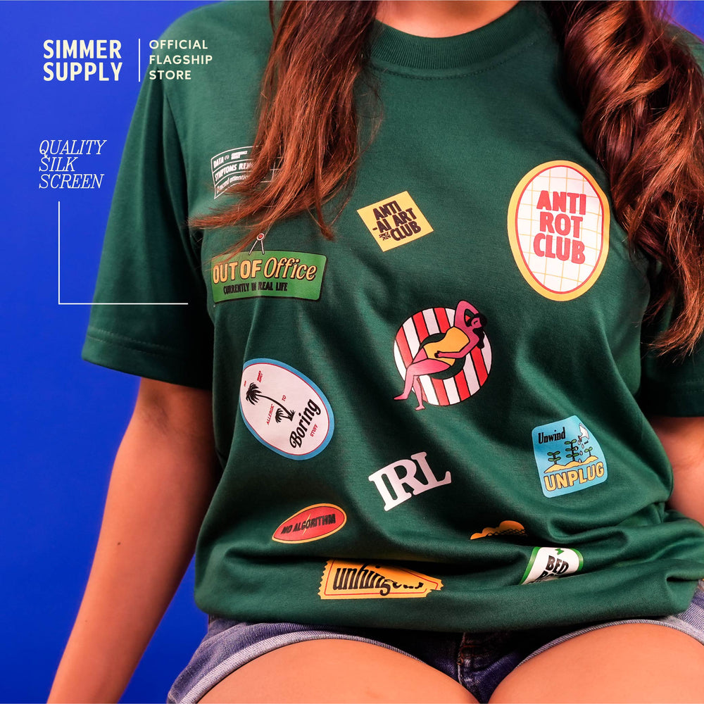 Anti-Rot Club: Limited Edition Sticker Shirt
