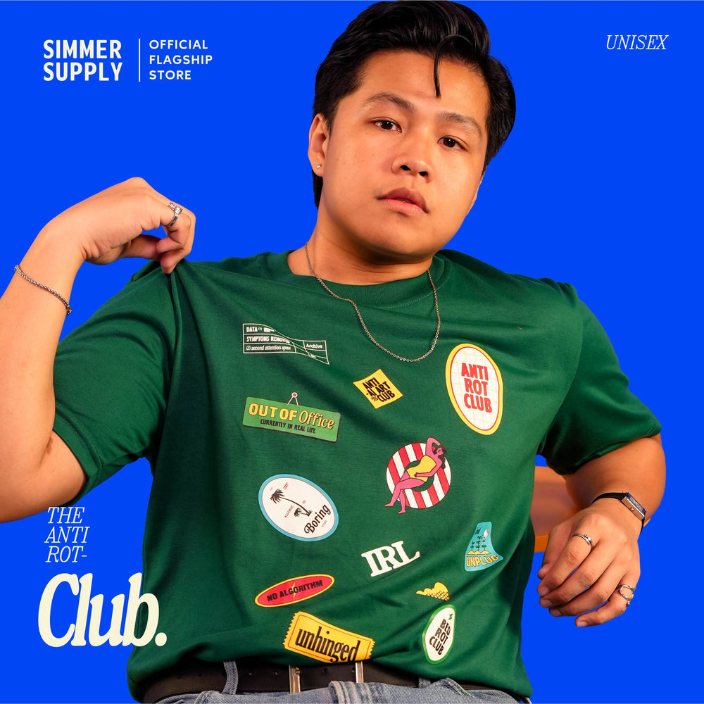 Anti-Rot Club: Limited Edition Sticker Shirt