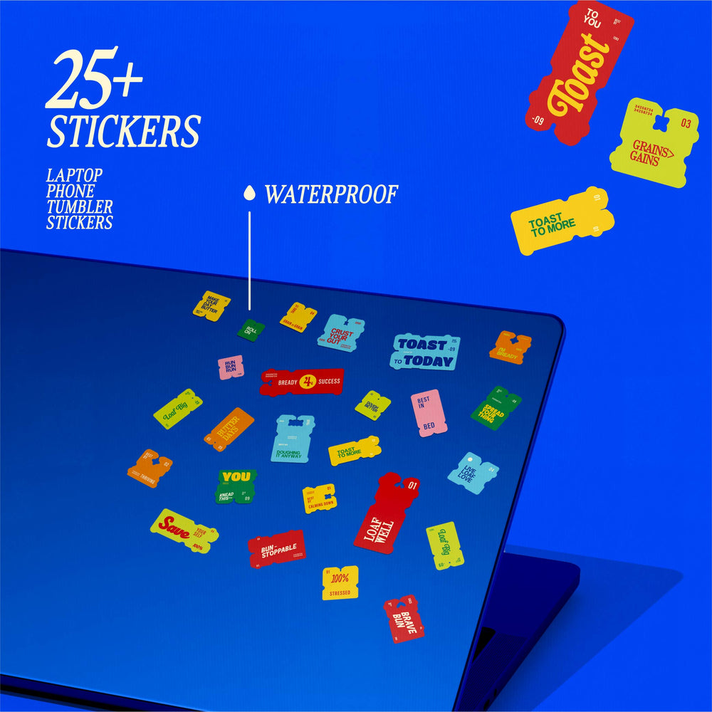 Bread Tag Sticker Set (Phone, Tablet, Laptop, Tumbler Sticker)