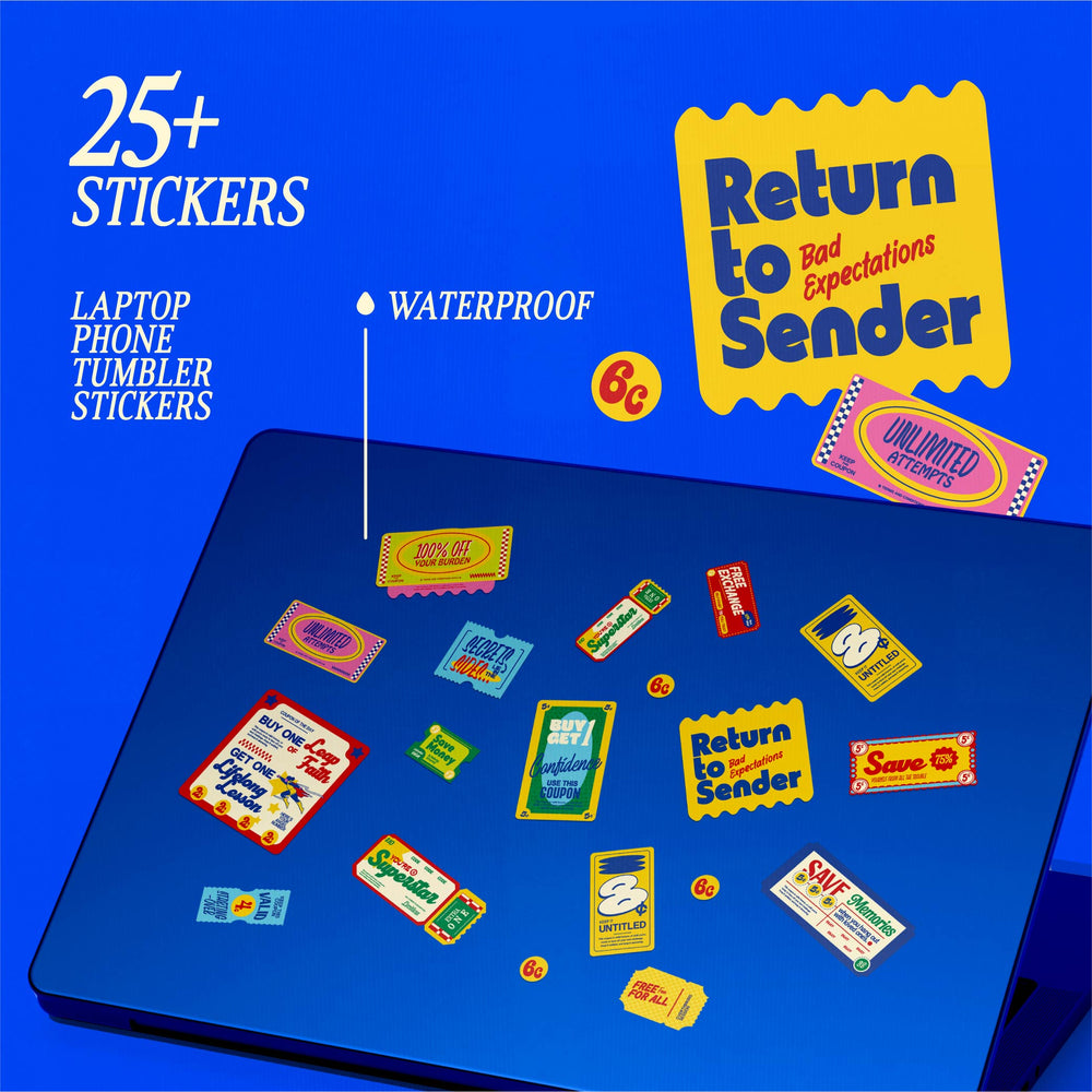 Coupon Sticker Pack (Phone, Tablet, Laptop, Tumbler Sticker)