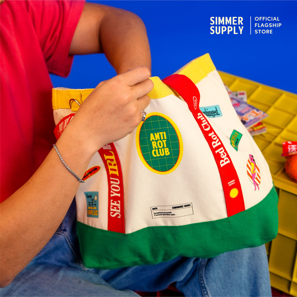 Anti-Rot Club: Limited Edition Sticker Tote Bag