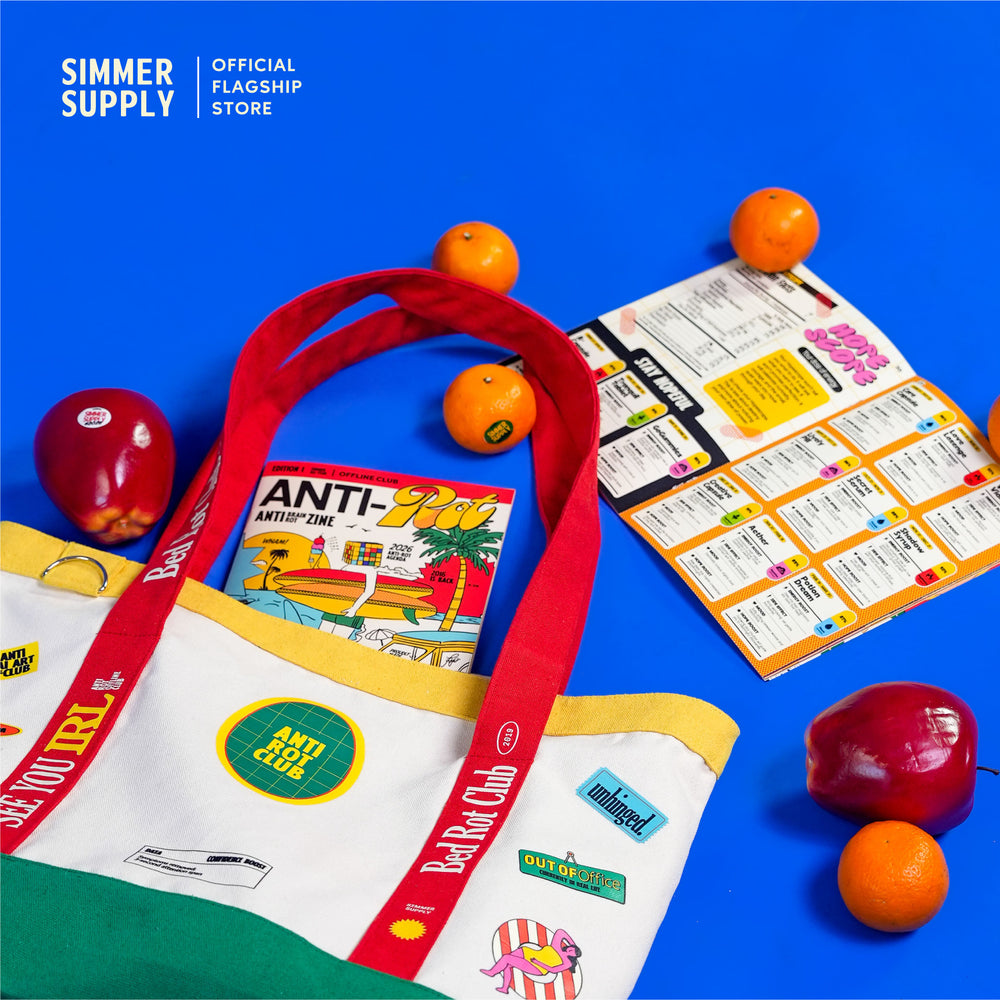 Anti-Rot Club: Limited Edition Sticker Tote Bag