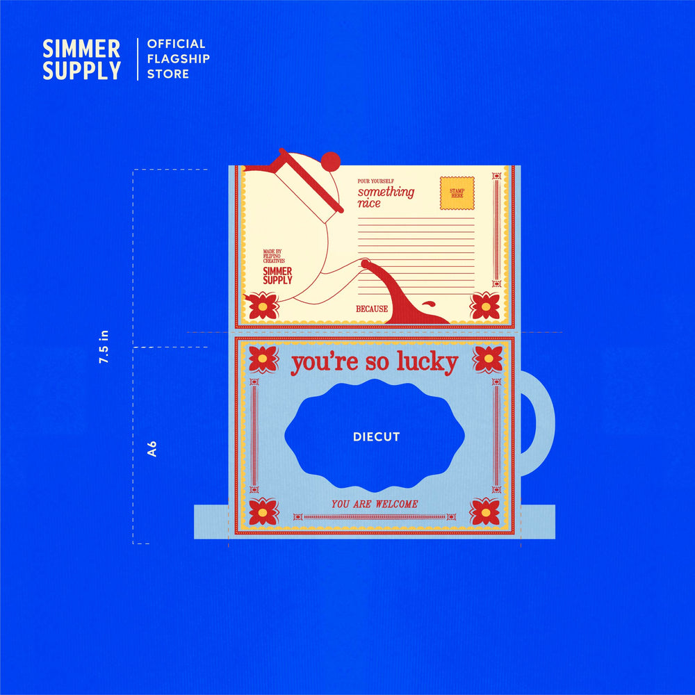 Meme Postcard Collection: 3-Side Foldable Print & Diecut Cover