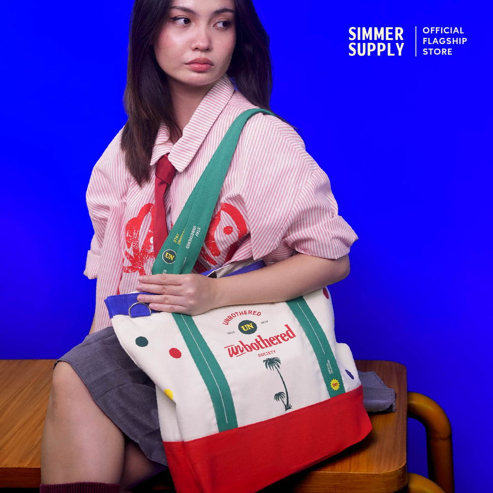 Unbothered Tote | Limited Edition Reversible Creative Tote Bag | Untitled Collection