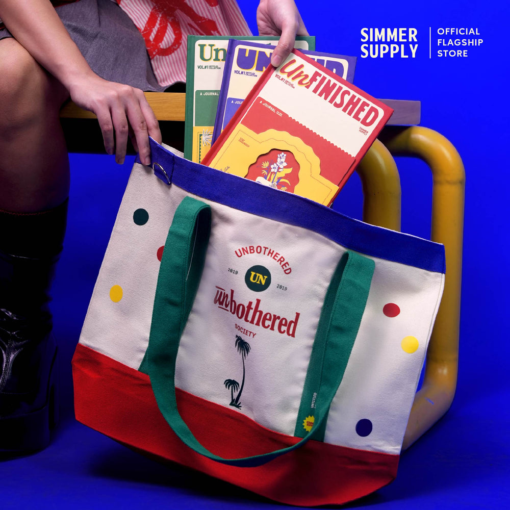 Unbothered Tote | Limited Edition Reversible Creative Tote Bag | Untitled Collection
