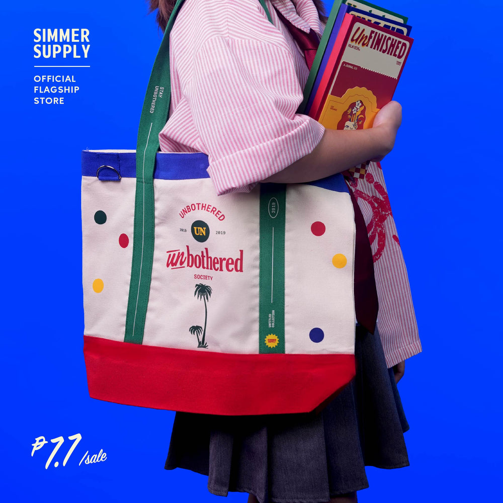Unbothered Tote | Limited Edition Reversible Creative Tote Bag | Untitled Collection